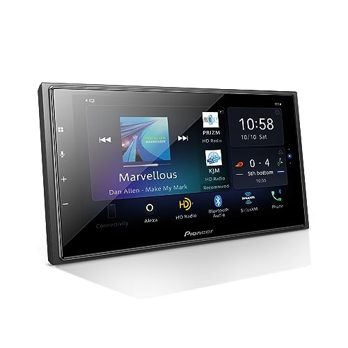 PIONEER CAR DMHW4660NEX Multimedia Digital Media Receiver With Wireless Apple CarPlay and Android Auto, 6.8-inch Capacitive Touchscreen, Double-DIN, Built-In Bluetooth, WiFi and Amazon Alexa PIONEER CAR DMHW4660NEX Multimedia Digital Media Receiver With Wireless Apple CarPlay and Android Auto, 6.8-inch Capacitive Touchscreen, Double-DIN, Built-In Bluetooth, WiFi and Amazon Alexa